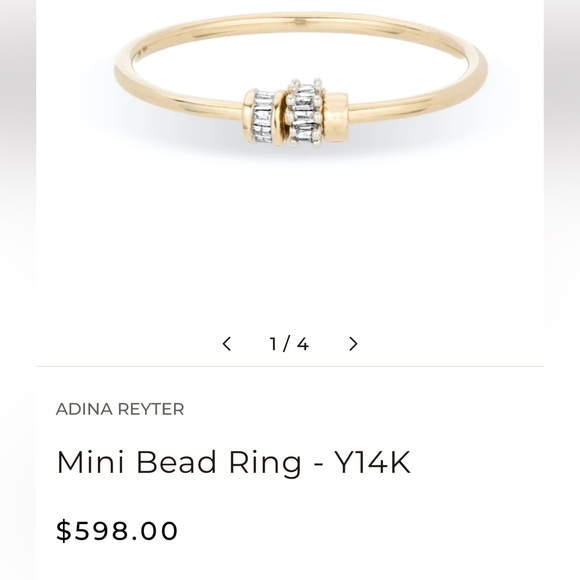 Adina Reyter Gold Ring - Picture 1 of 8